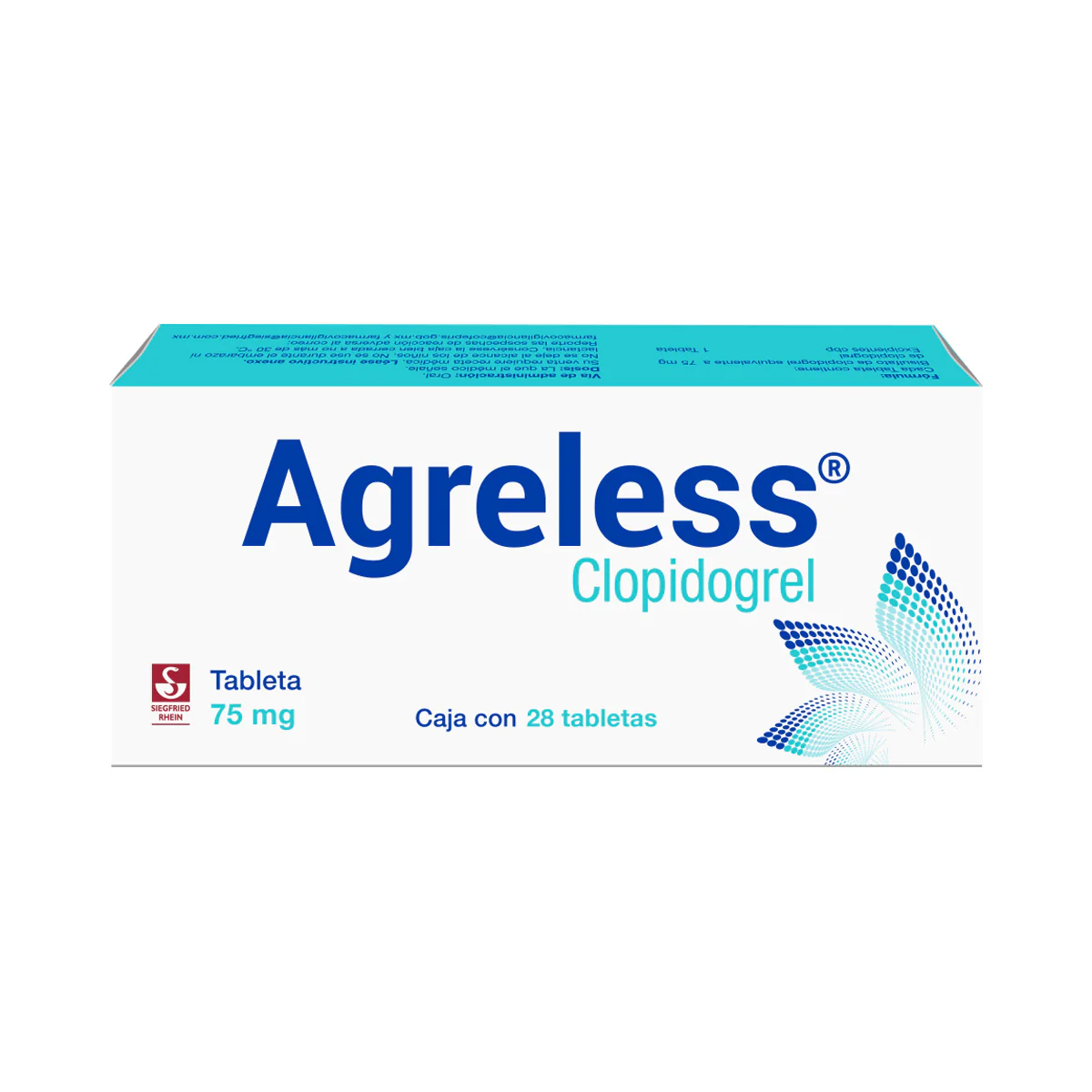 Agreless 75 Mg - Caja Con 28 Tabletas (Clopidogrel) - Image 2