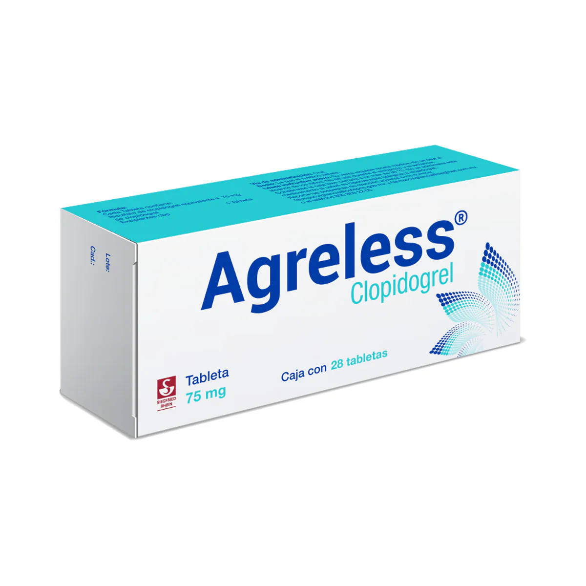 Agreless 75 Mg - Caja Con 28 Tabletas (Clopidogrel) - Image 4