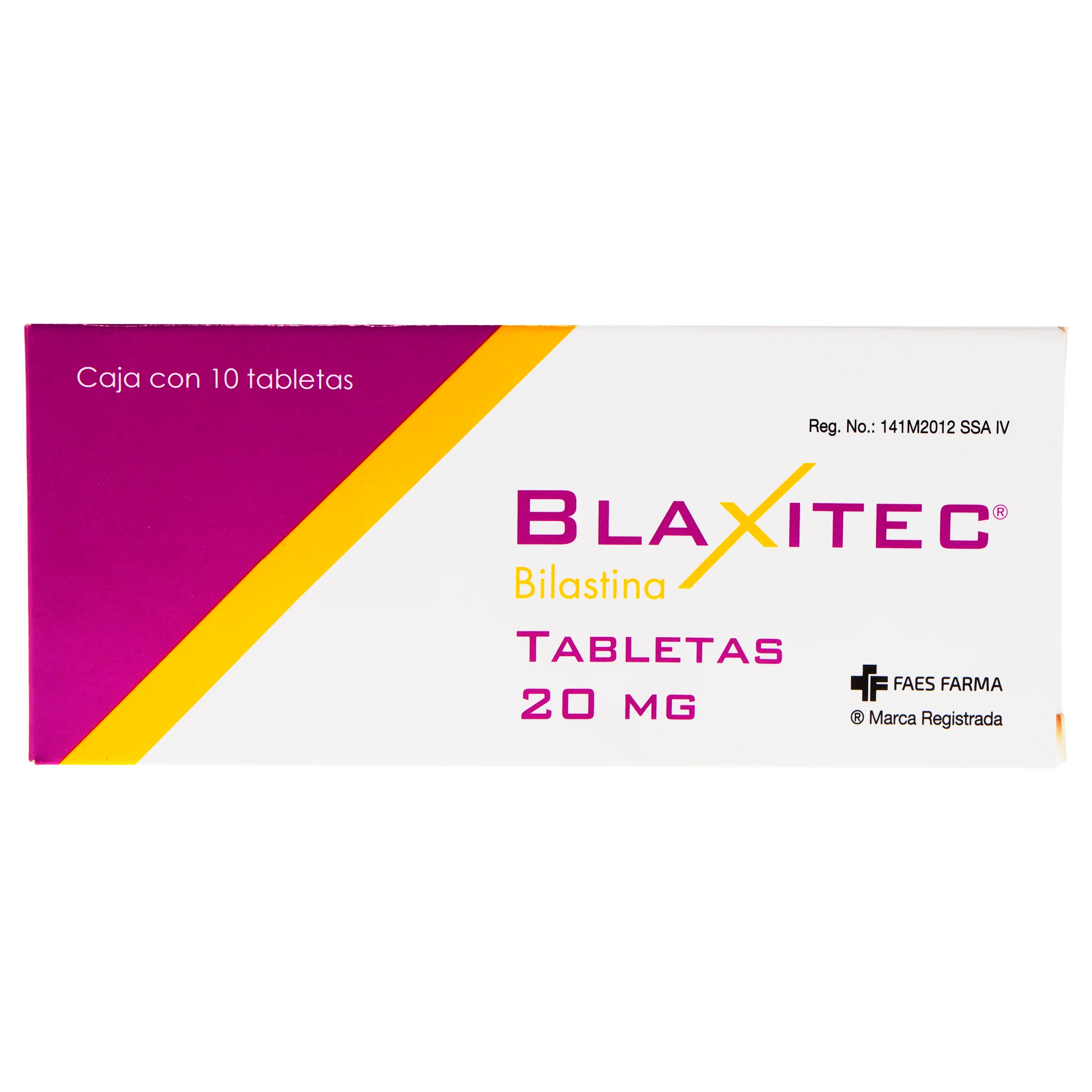 Blaxitec 20 Mg Con 10 Tabletas