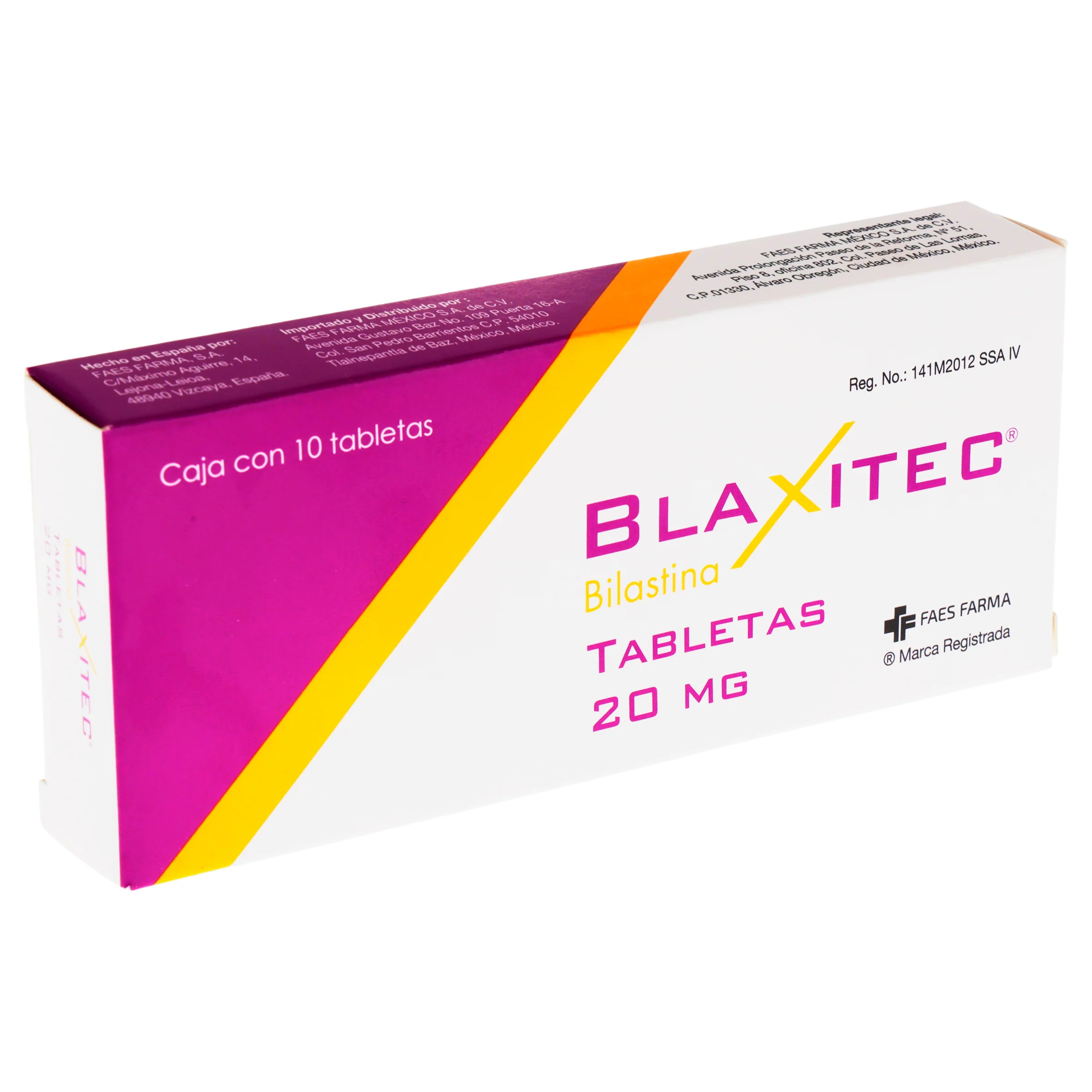 Blaxitec 20 Mg Con 10 Tabletas - Image 2