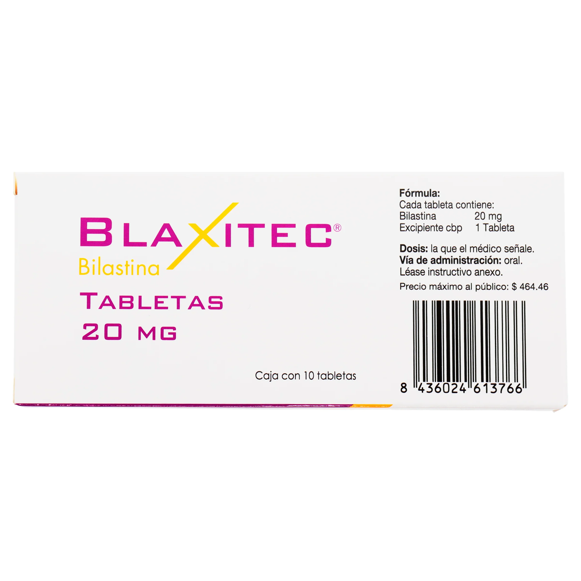 Blaxitec 20 Mg Con 10 Tabletas - Image 7