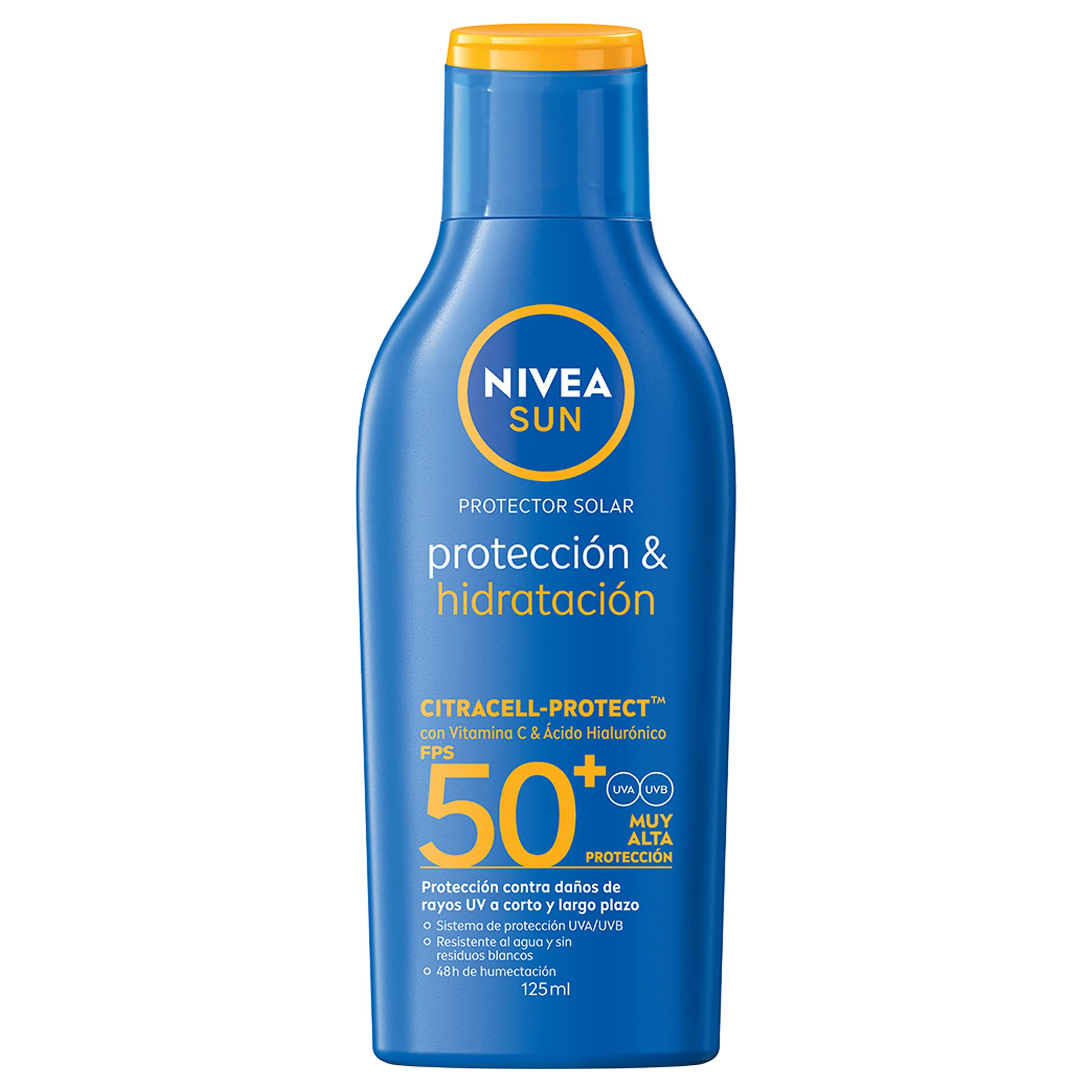 Protector Nivea Sun Hidratacion Fps 50 125 Ml