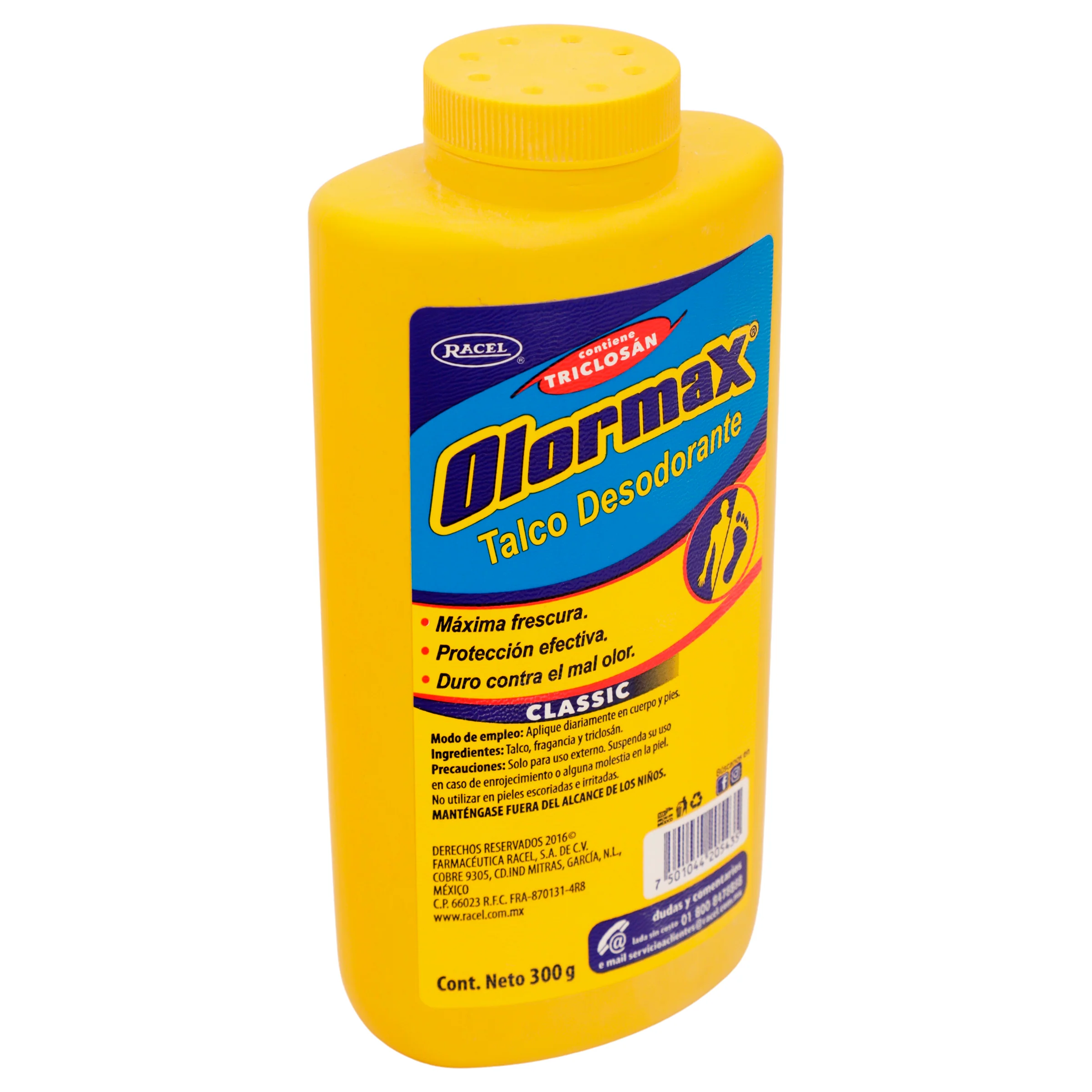 Talco Olomax Desodorante Classi 300 G - Image 2