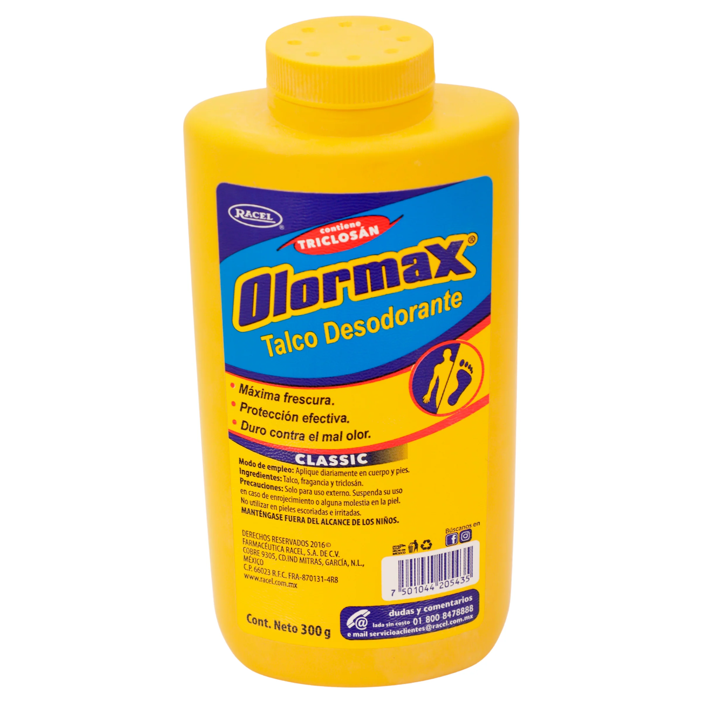 Talco Olomax Desodorante Classi 300 G - Image 3