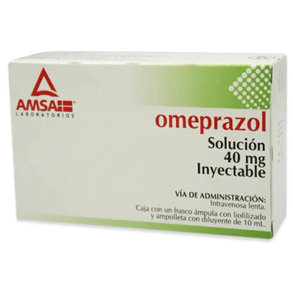 Omeprazol Solucion Inyectable 40 Mg C/Fco Ampolletas