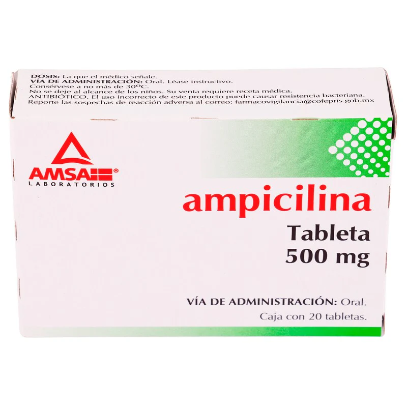 Am Ampicilina 500 Mg Tabletas 20 Generico Amsa - Image 3