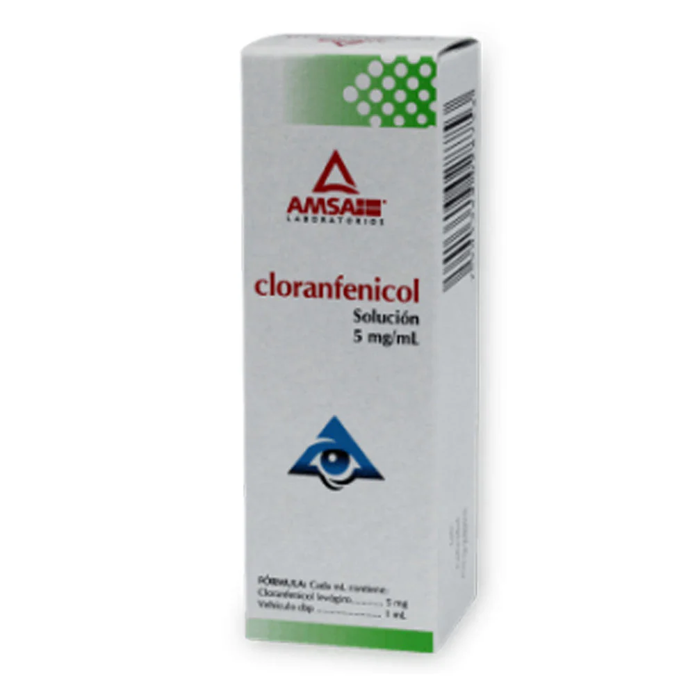 Cloranfenicol Solucion Oftalmica Gotas 15 Ml Amsa