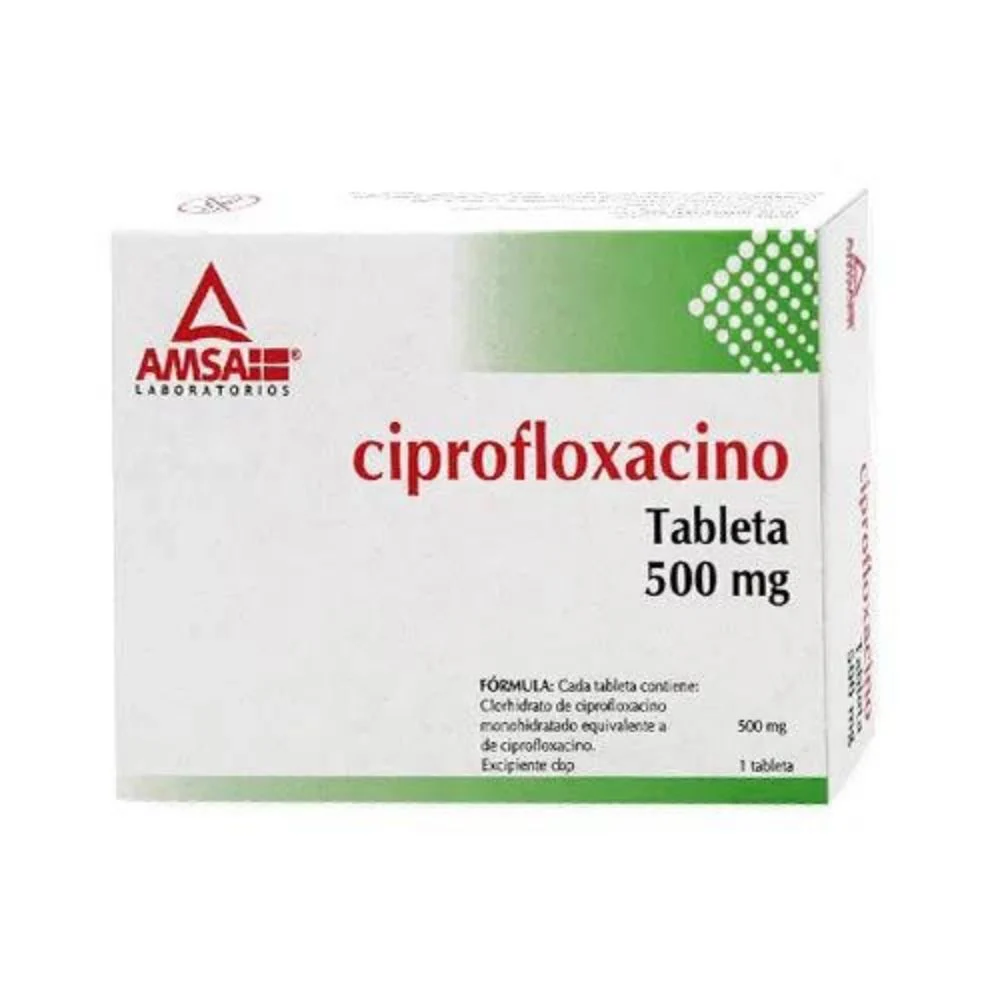 Ciprofloxacino 500 Mg Tabletas Con 14 Amsa
