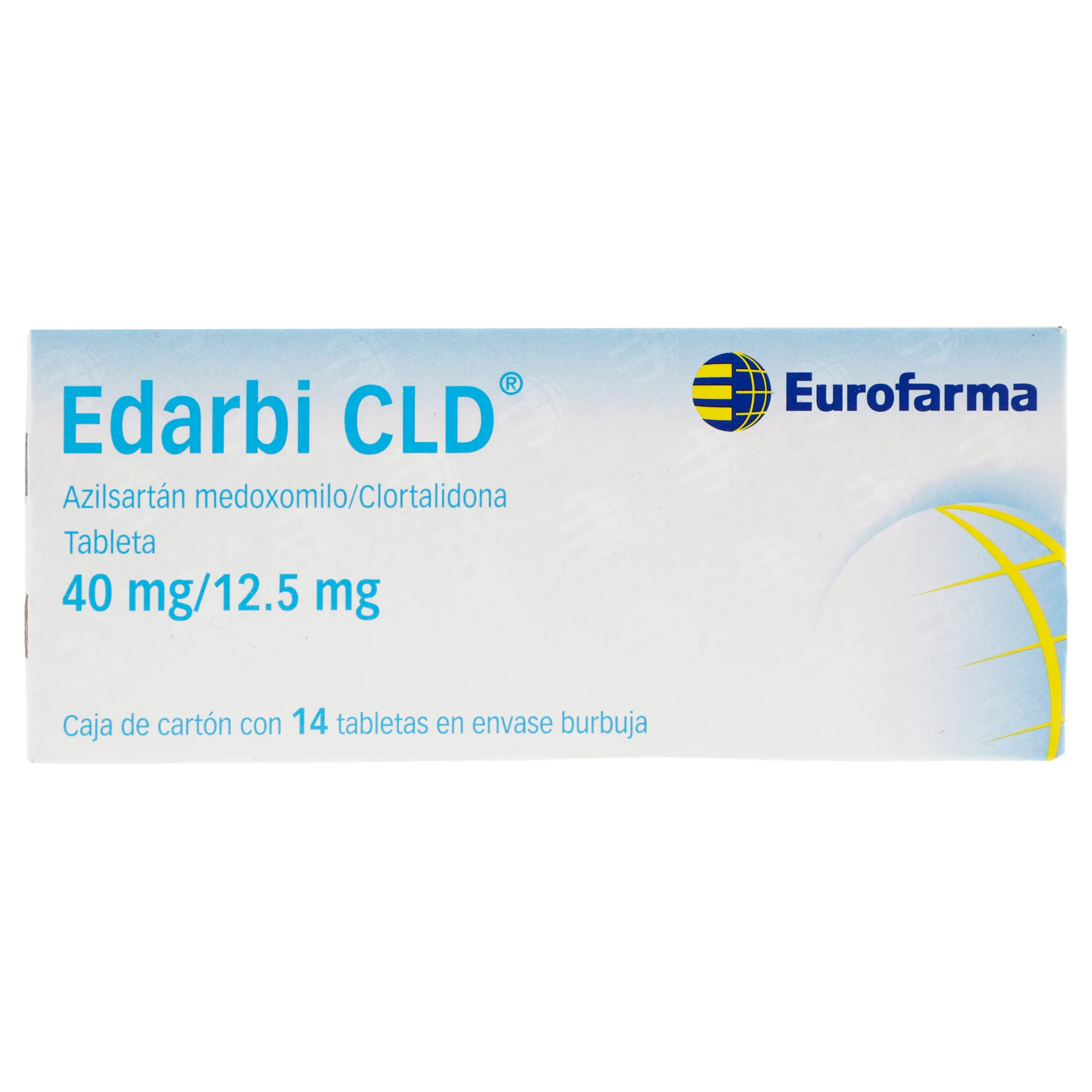 Edarbi Cld 40/12.5 Mg Con 14 Tabletas