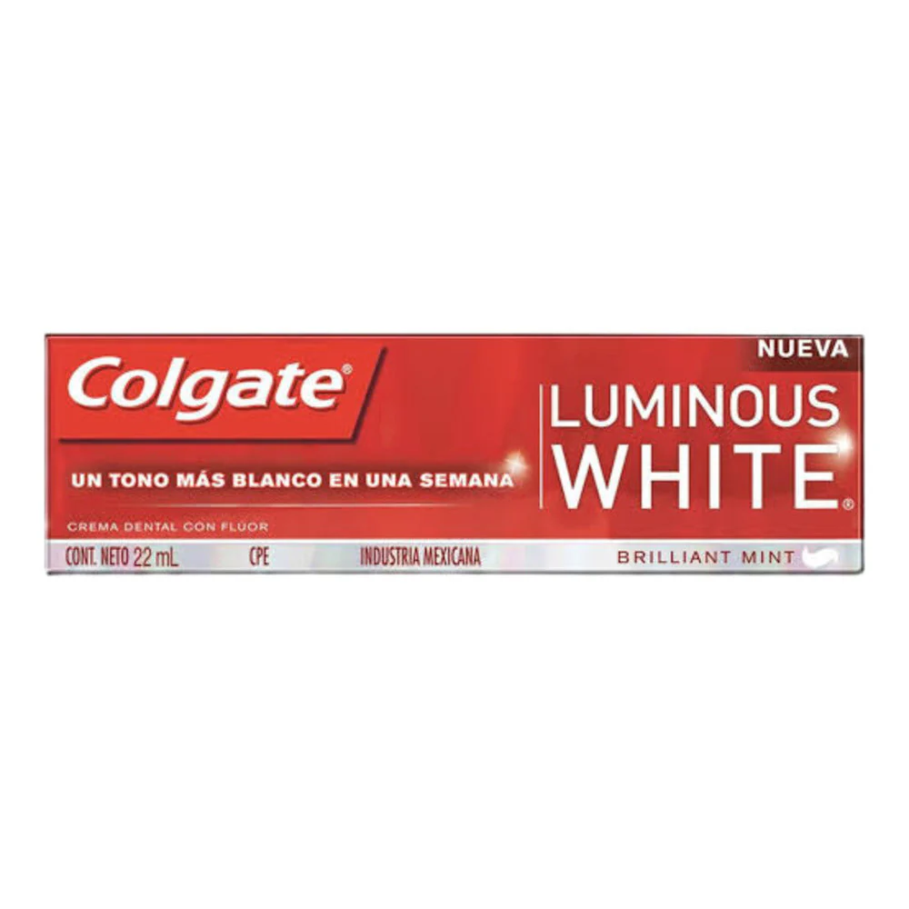 Crema Dental Colgate Luminous White 22 Ml