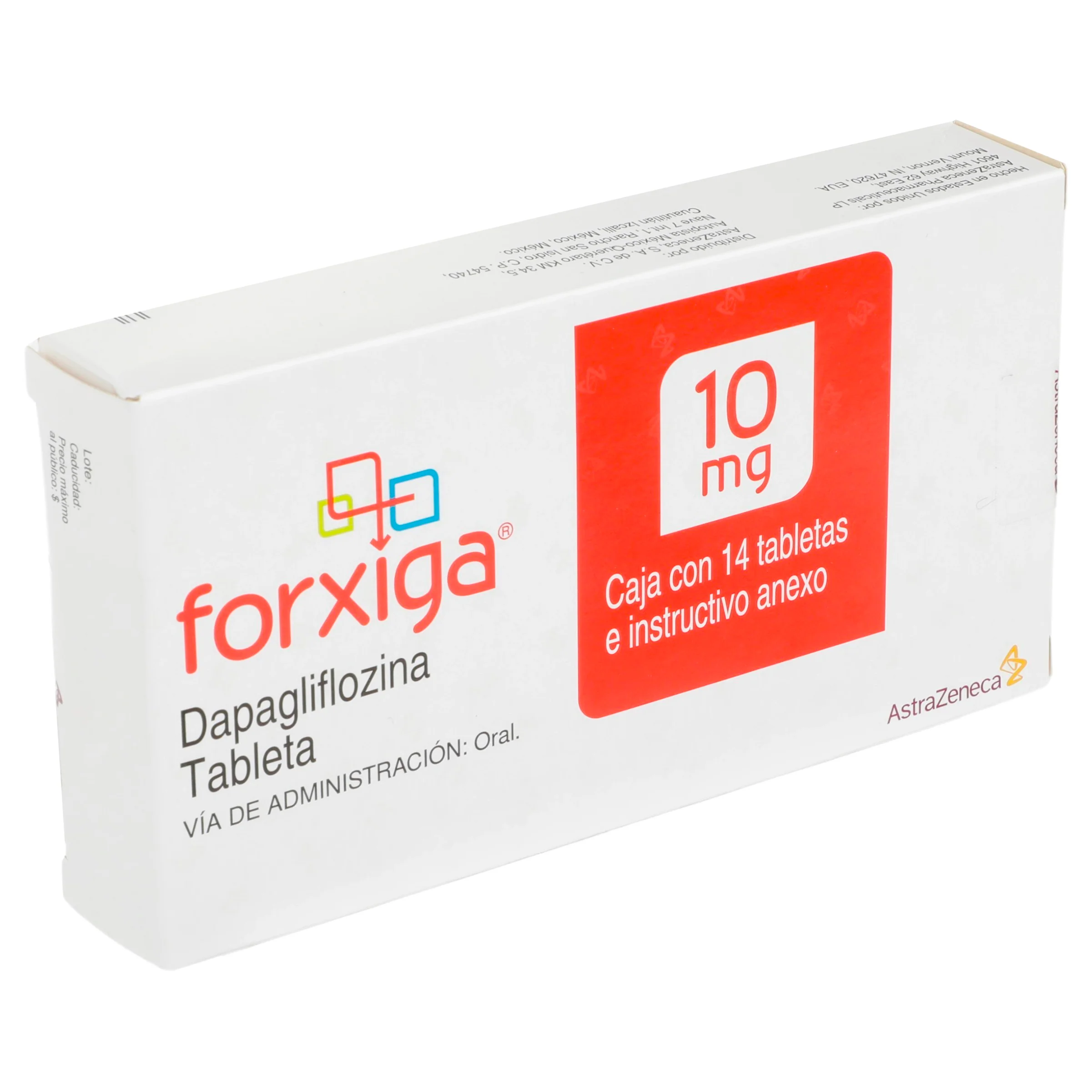 Forxiga 10 Mg Con 14 Tabletas