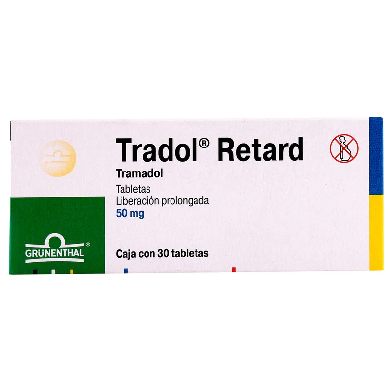 Tradol Retard 50 Mg Con 30 Tabletas