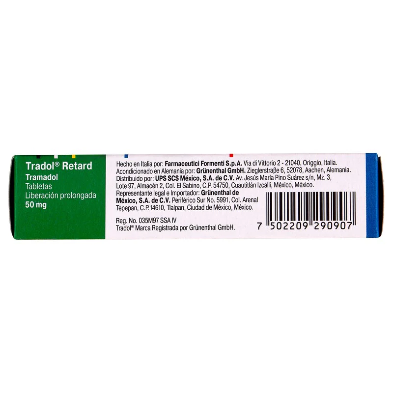 Tradol Retard 50 Mg Con 30 Tabletas - Image 6