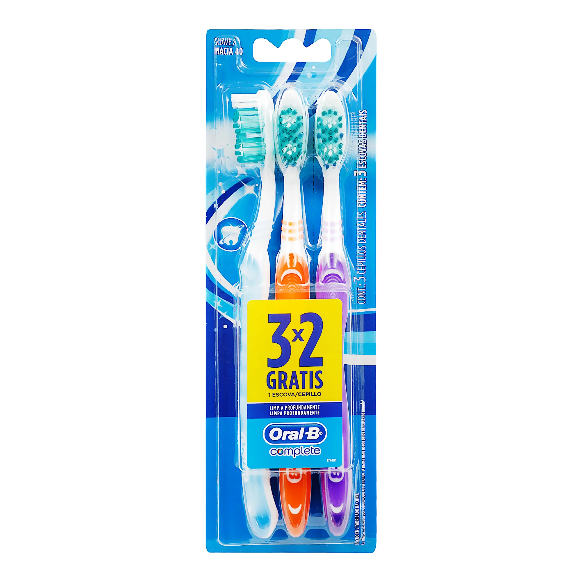 Cepillo Dental Oral-B Complet 40Sve Con 3