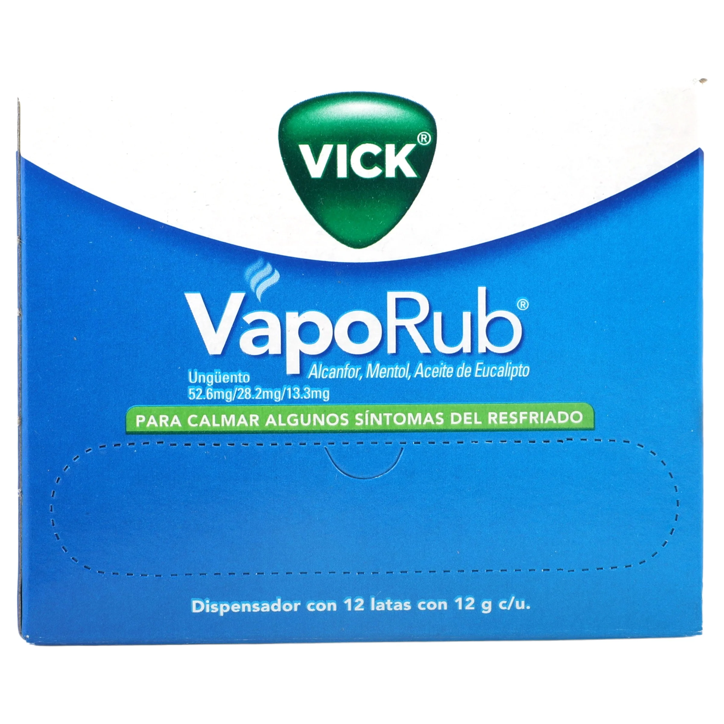 Vaporub Ungüento 12X12 G