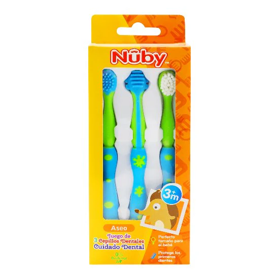 Nuby Juego Cepillos Dentales