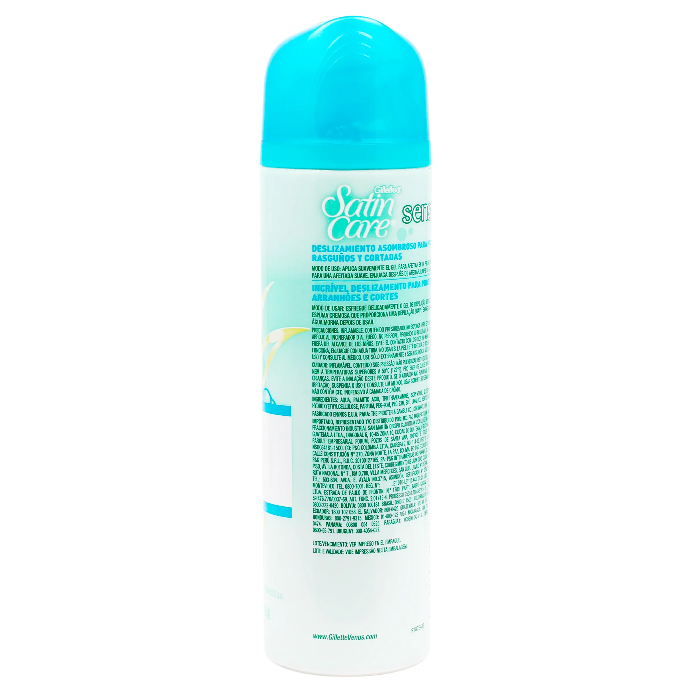 Gel Afeit Satin/Care Piel Sens 198 G - Image 4