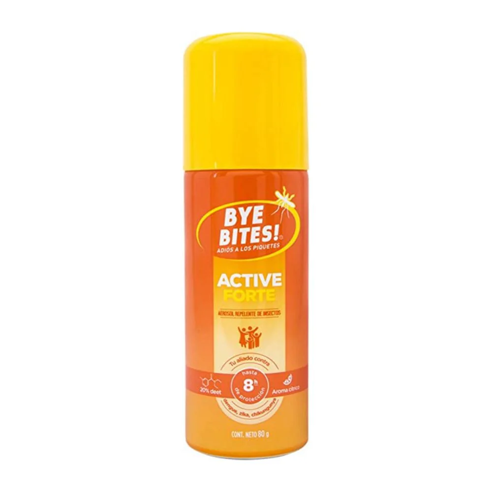 Repelente Bye Bites Active Forte Aerosol 80 G