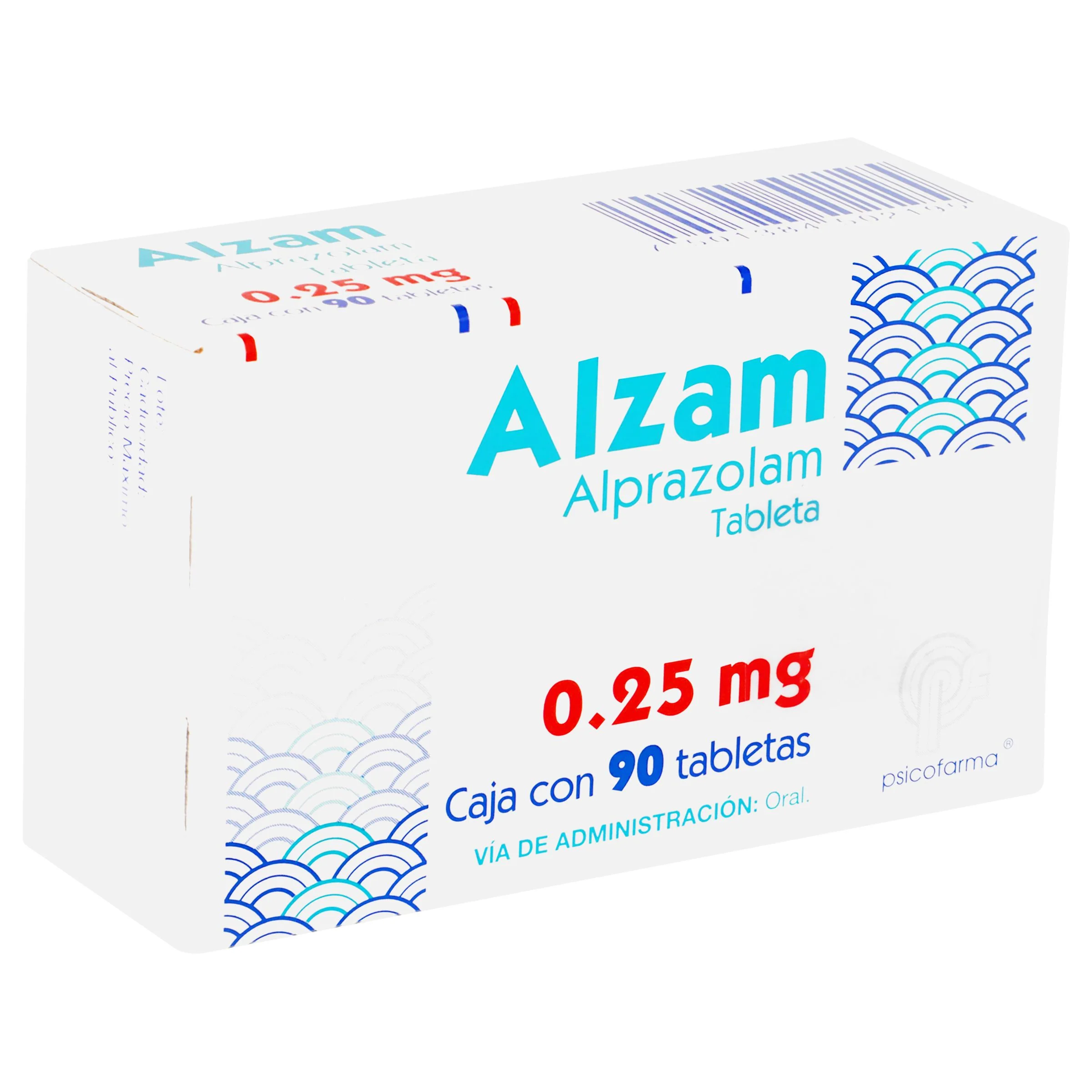Alzam 0.25 Mg Con 90 Tabletas Oral - Image 2
