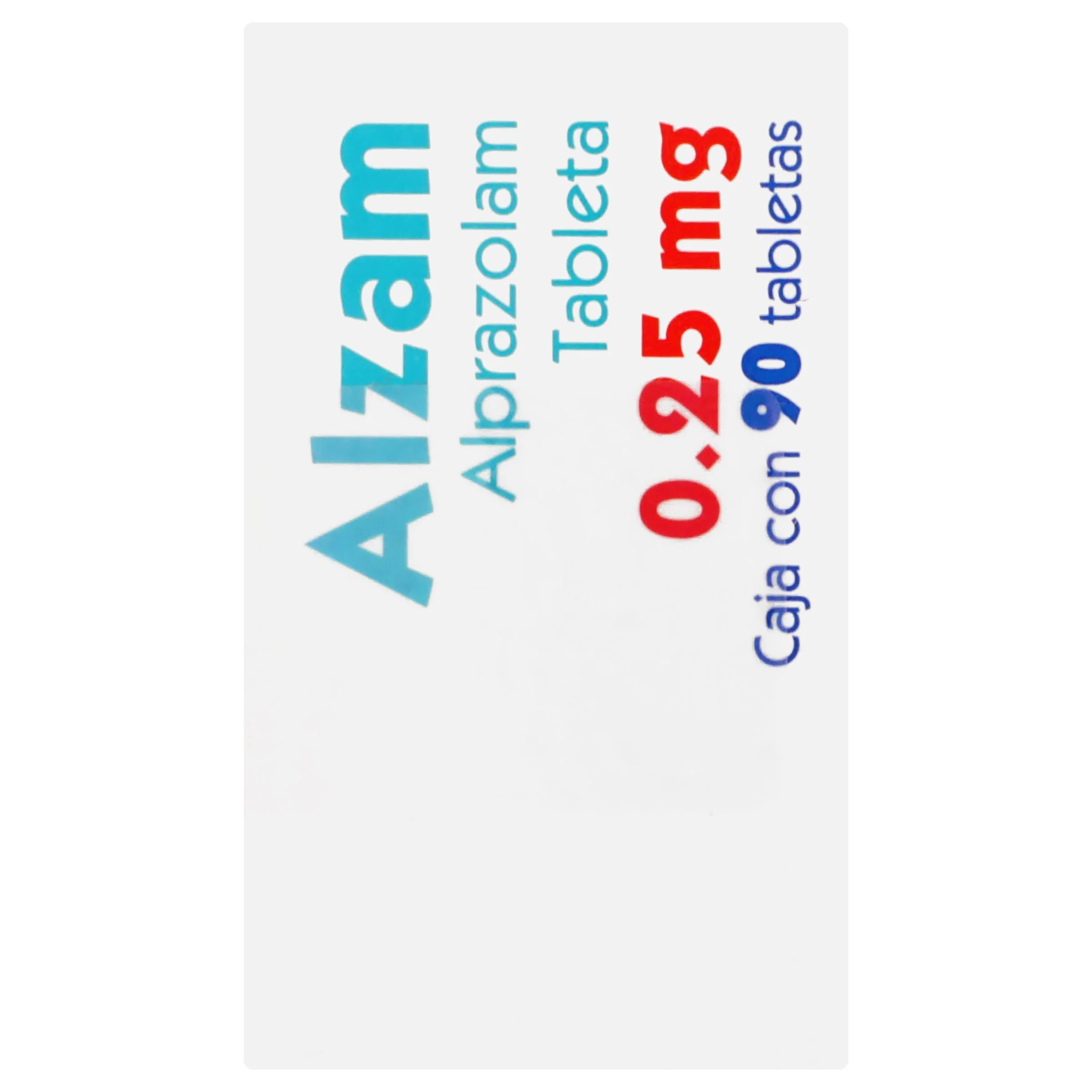 Alzam 0.25 Mg Con 90 Tabletas Oral - Image 4