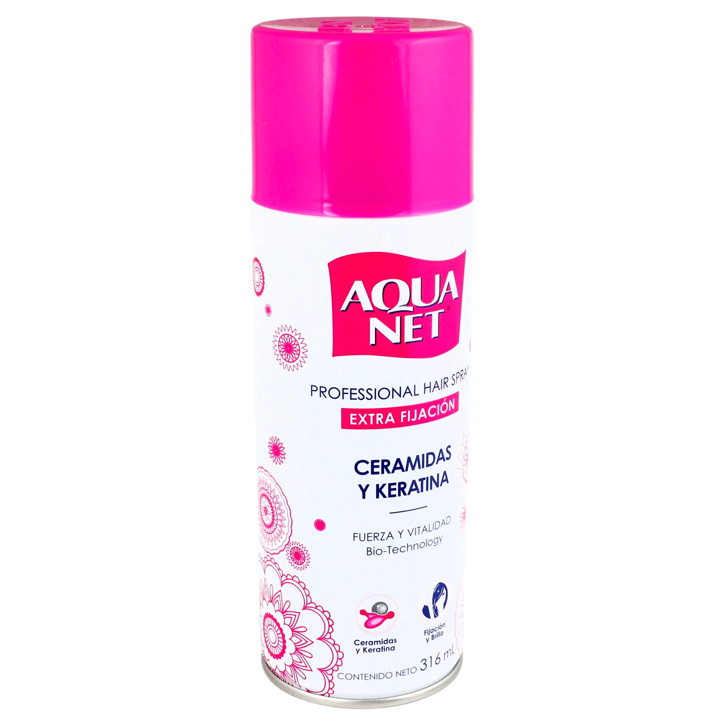 Fijador Aqua Net Ceramidas-Keratina Spray 316 Ml - Image 2