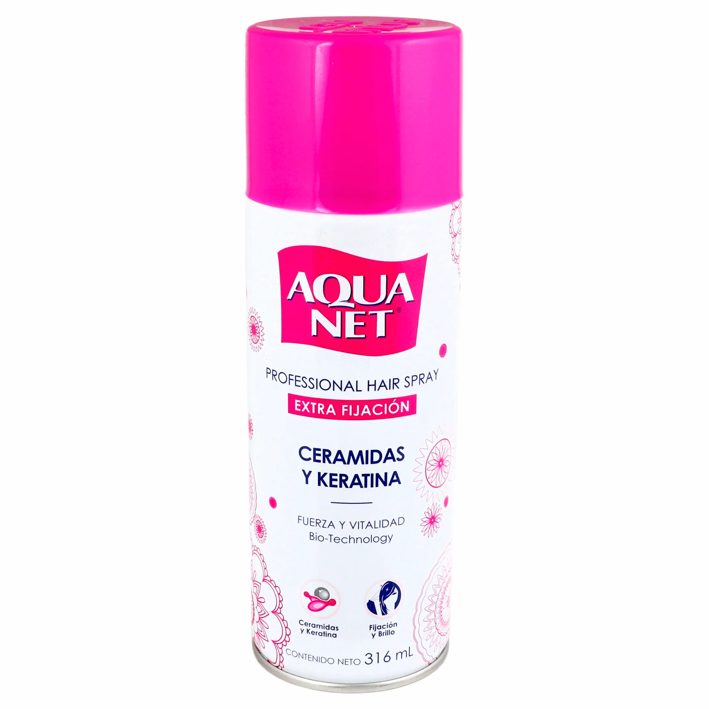 Fijador Aqua Net Ceramidas-Keratina Spray 316 Ml - Image 3