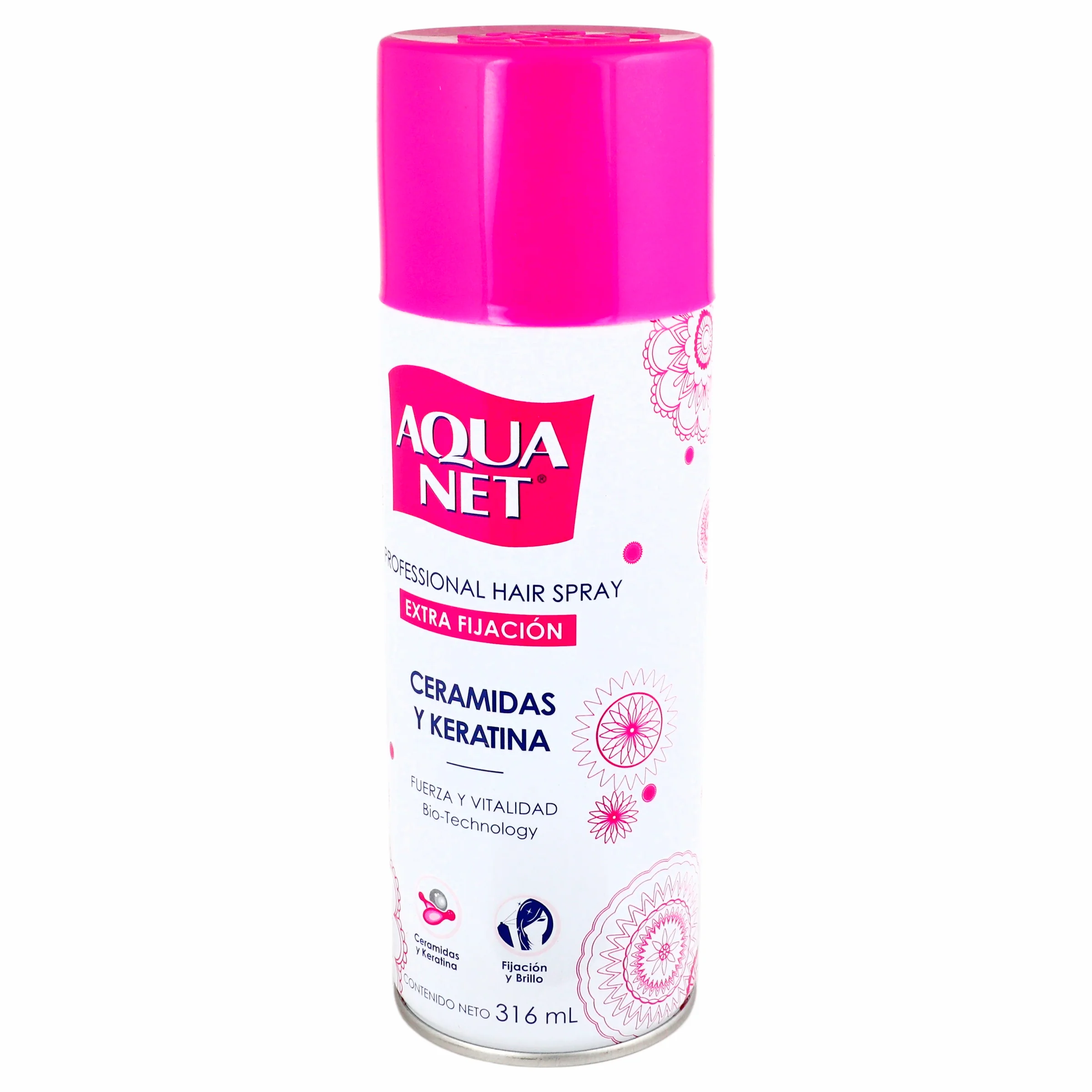 Fijador Aqua Net Ceramidas-Keratina Spray 316 Ml - Image 4