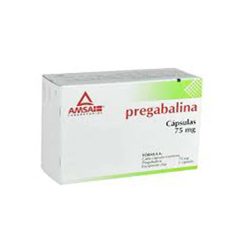 Pregabalina 75 Mg Con 28 Capsulas Amsa