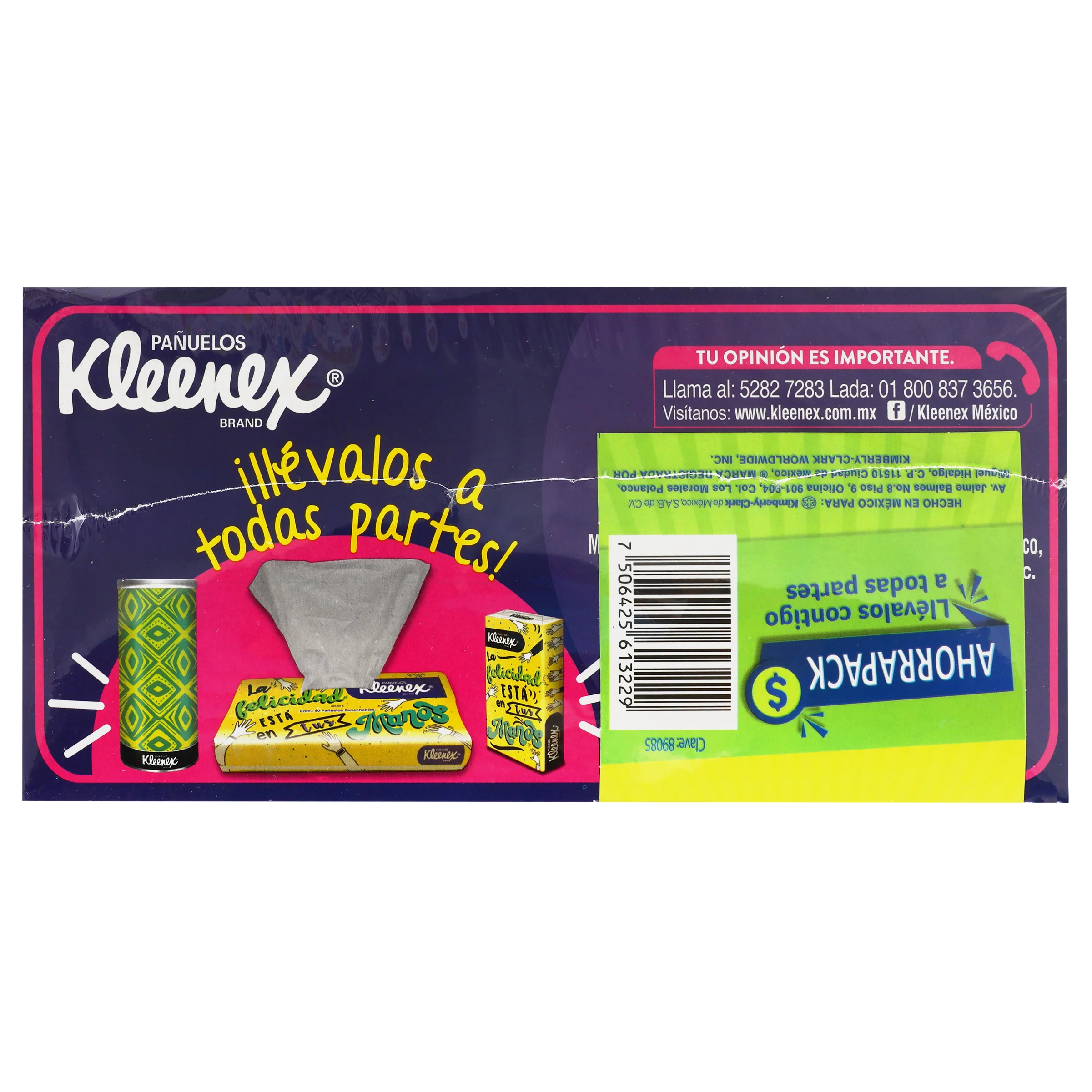 Pañuelo Kleenex Ahorrapack Con 3 Cajas Con 90 Piezas - Image 6