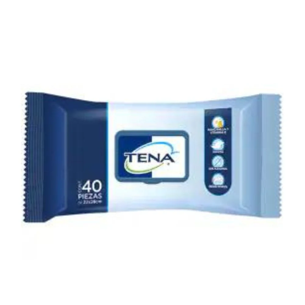 Toallas Humedas Adulto Tena C/ 40 Piezas