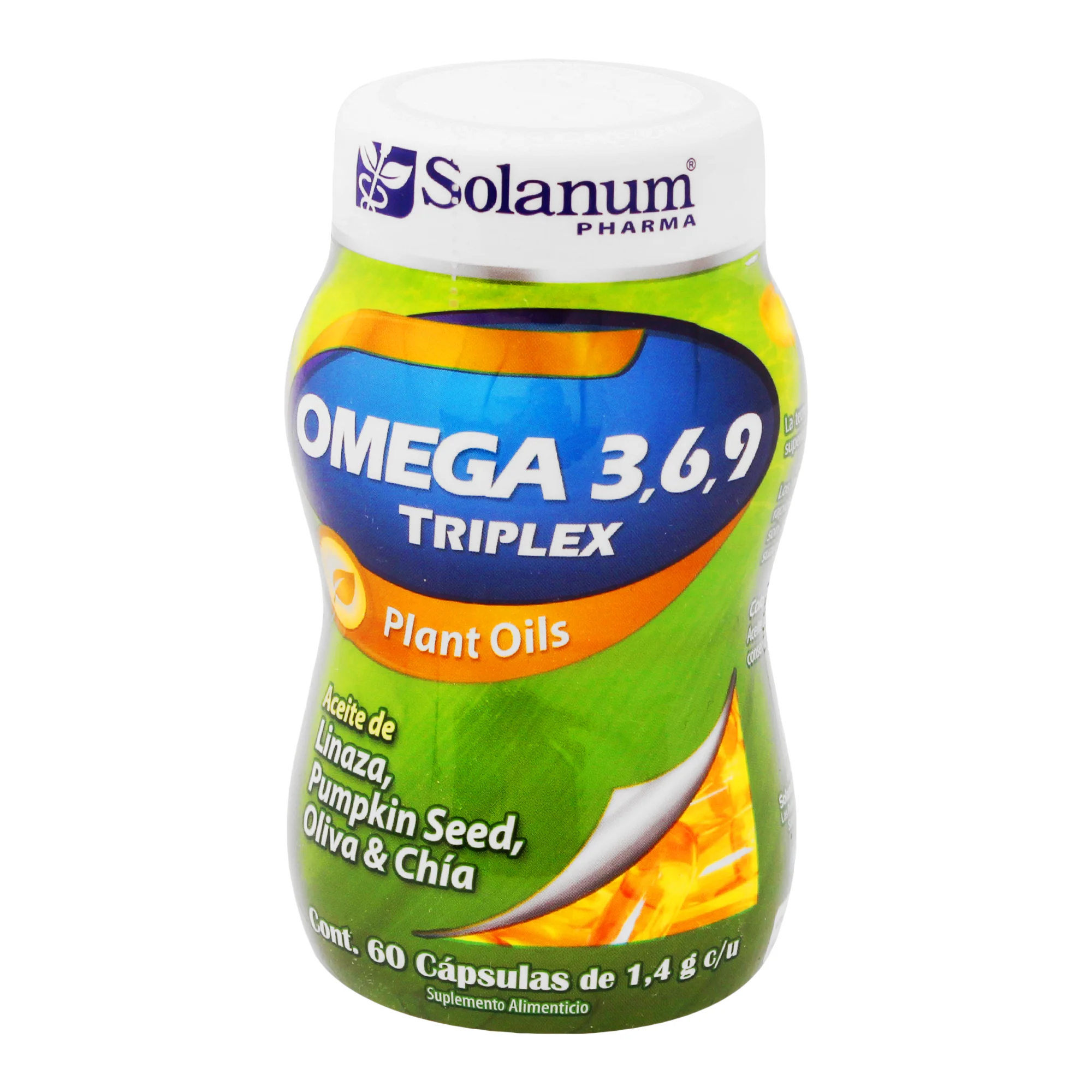 Omega 3-6-9 Triplex Plant-Oi Con 60 Capsulas - Image 2