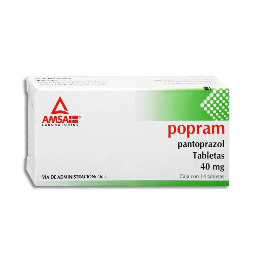 Popram Pantoprazol 40 Mg Con 14 Grageas