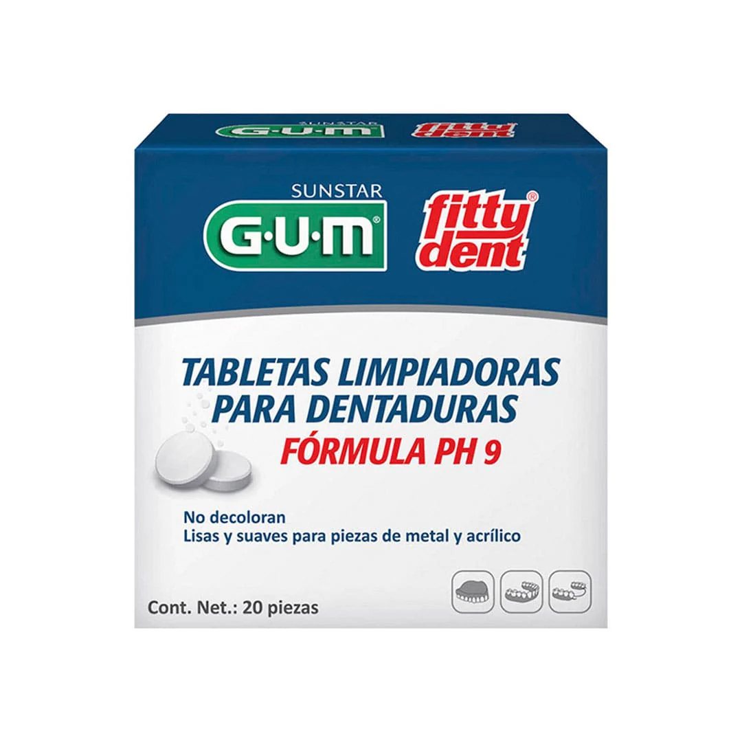 Fitty Dent Super Tabletas Limpiadoras Con 20 Comprimidos