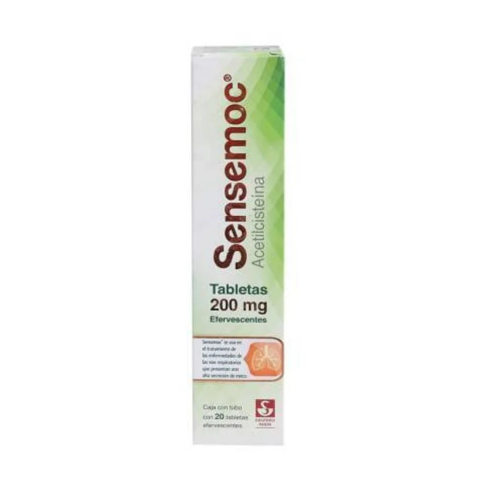 Sensemoc 200 Mg Tabletas Efervecente Con 20
