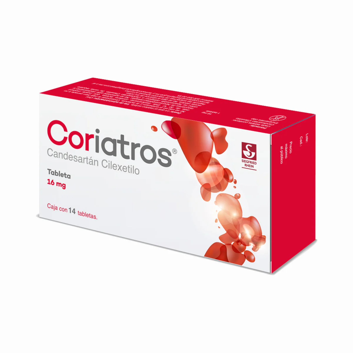 Coriatros 16 Mg - Caja Con 14 Tabletas (Candesartán) - Image 2