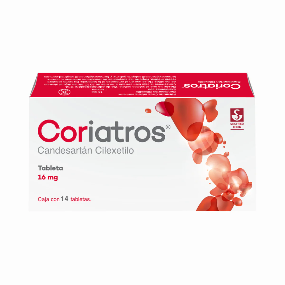 Coriatros 16 Mg - Caja Con 14 Tabletas (Candesartán) - Image 4
