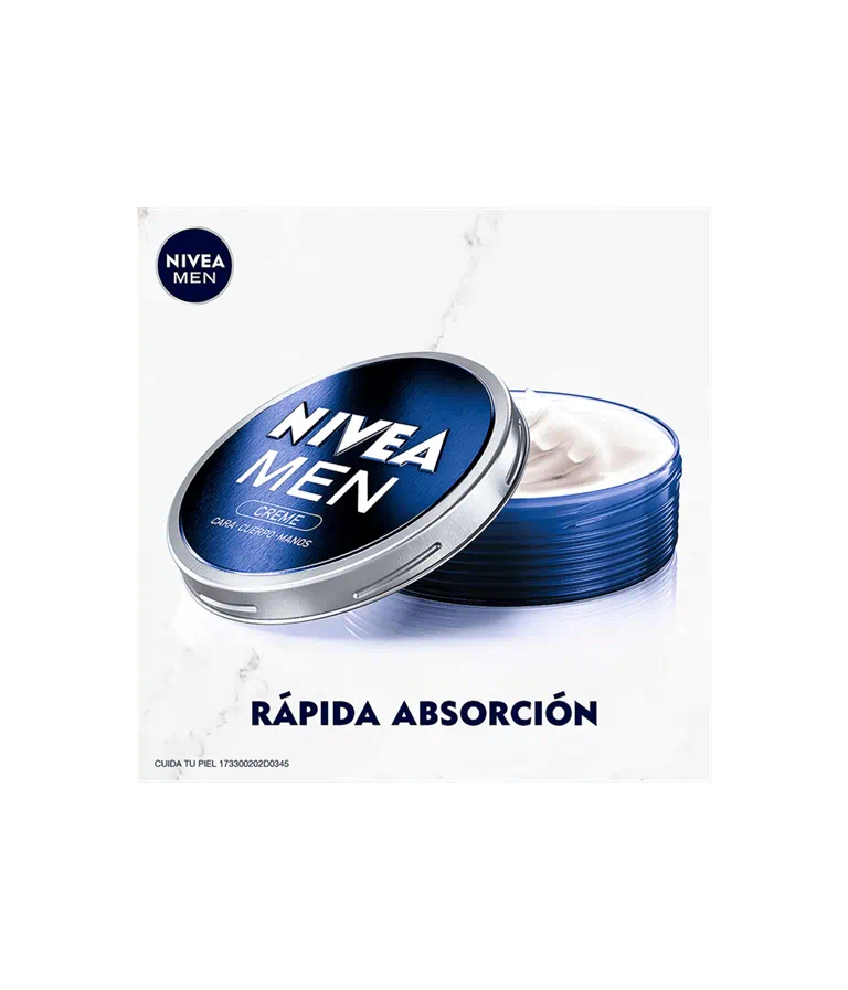 Crema Nivea Sda Men Lata Hombre Cara, Cuerpo, Manos 30 Ml - Image 3