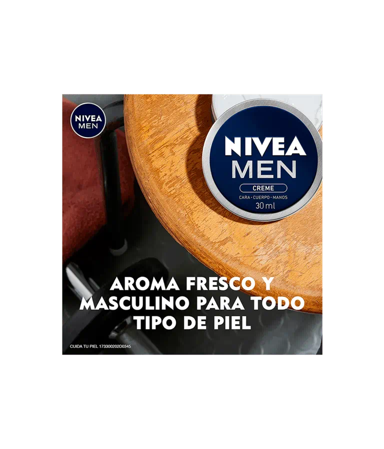 Crema Nivea Sda Men Lata Hombre Cara, Cuerpo, Manos 30 Ml - Image 4