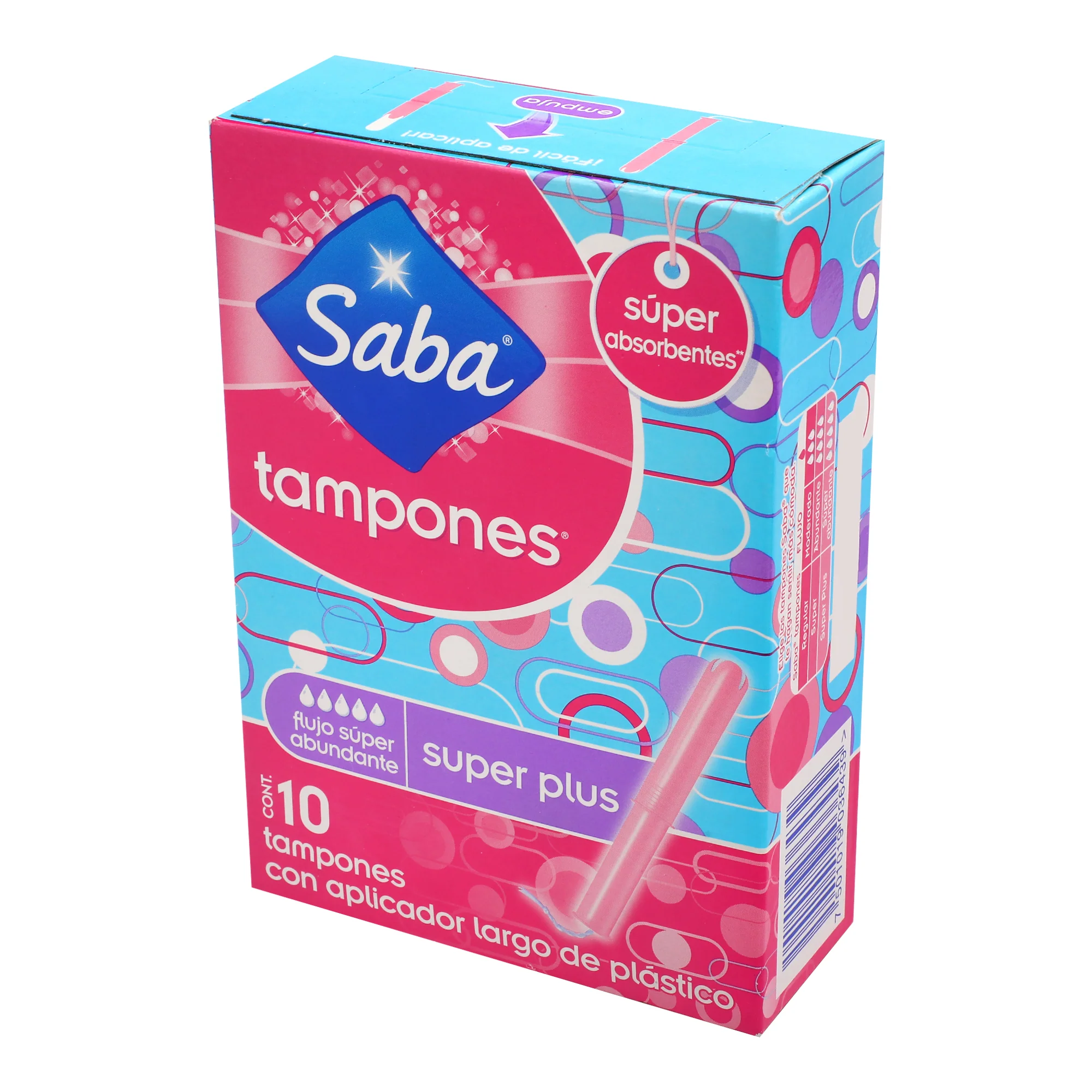 Tampones Saba Largo Superplus Con 10 Piezas - Image 4