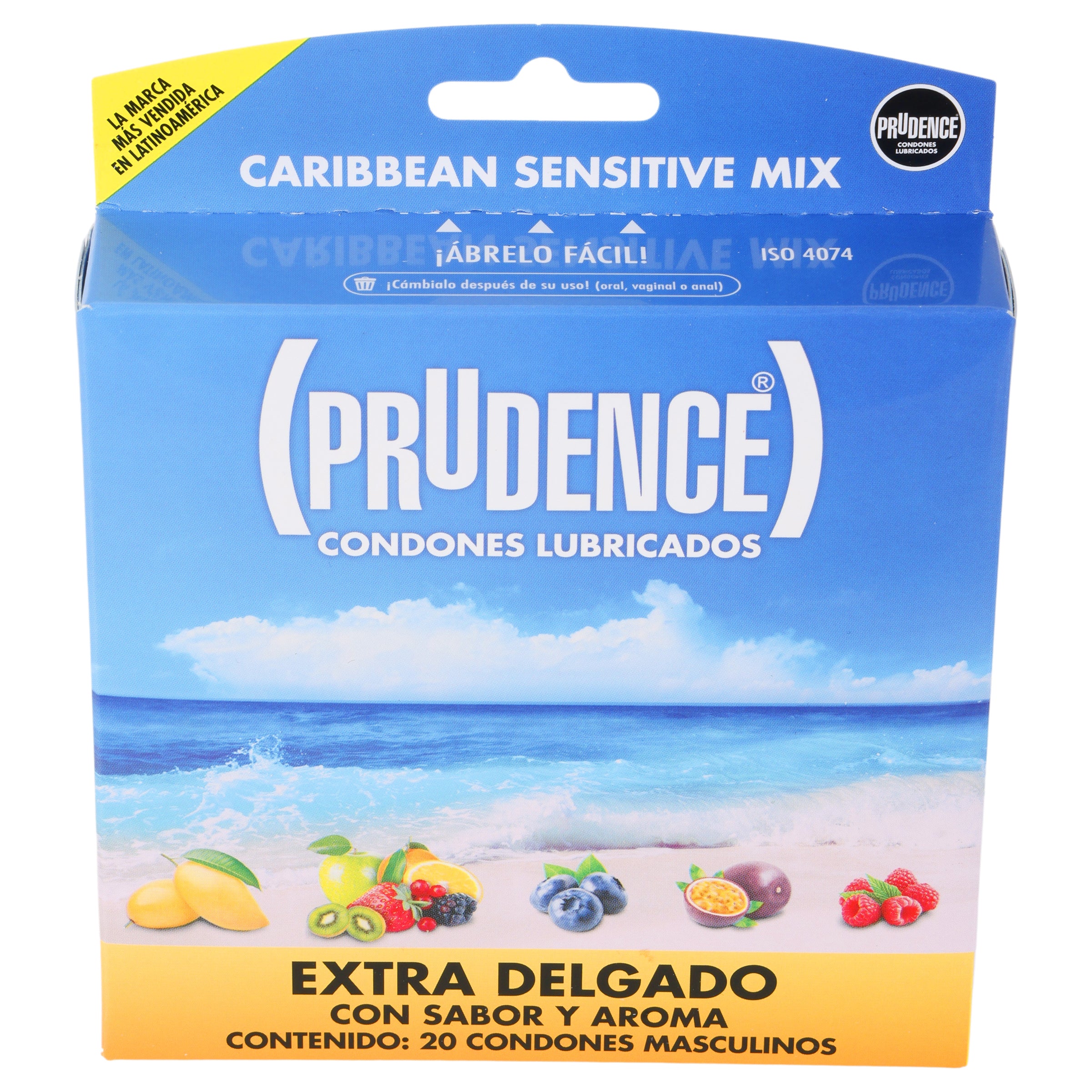 Preservativo Prudence Caribbe Mix Con 20 Piezas - Image 3