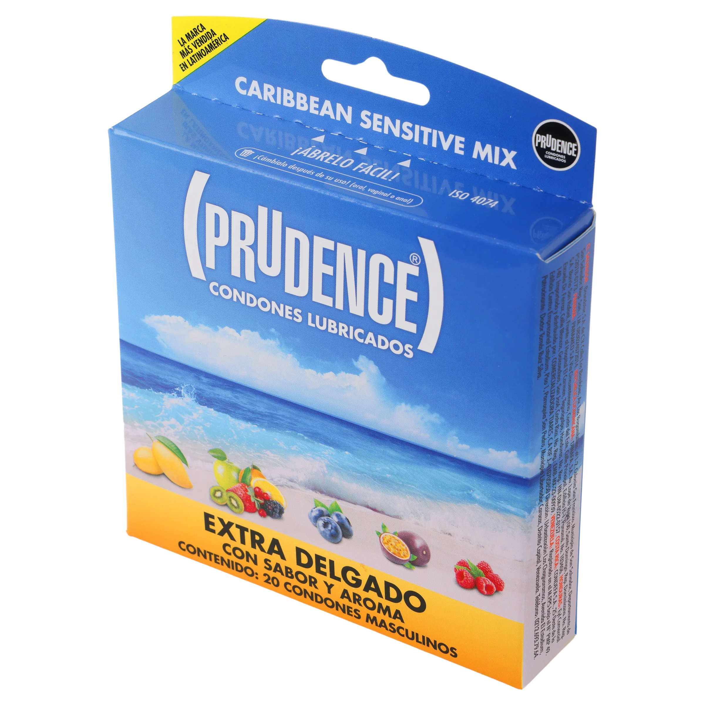 Preservativo Prudence Caribbe Mix Con 20 Piezas - Image 4