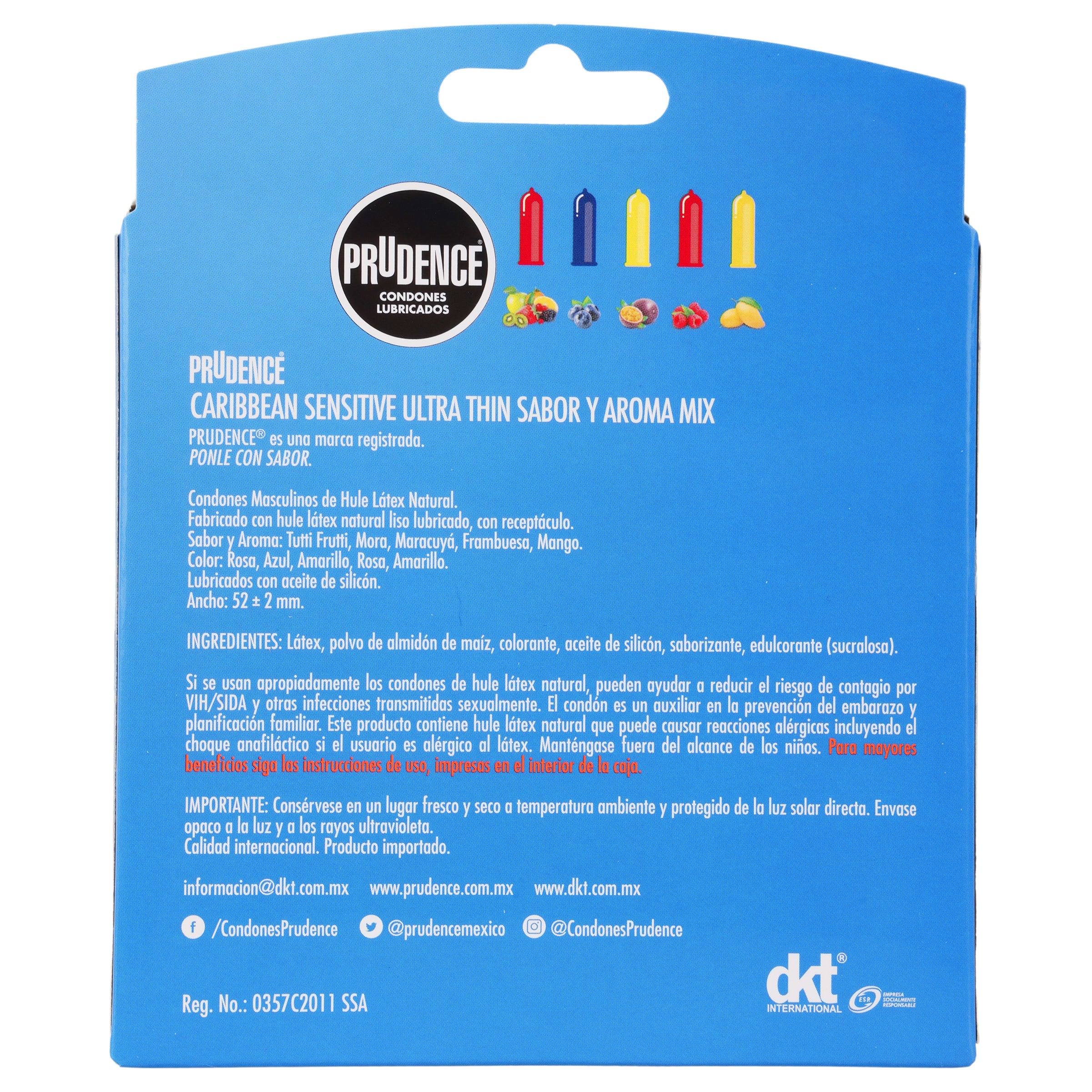 Preservativo Prudence Caribbe Mix Con 20 Piezas - Image 7
