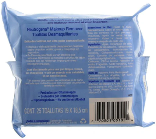 Toallitas Desmaquillantes Neutrogena C 25 Pzs - Image 7
