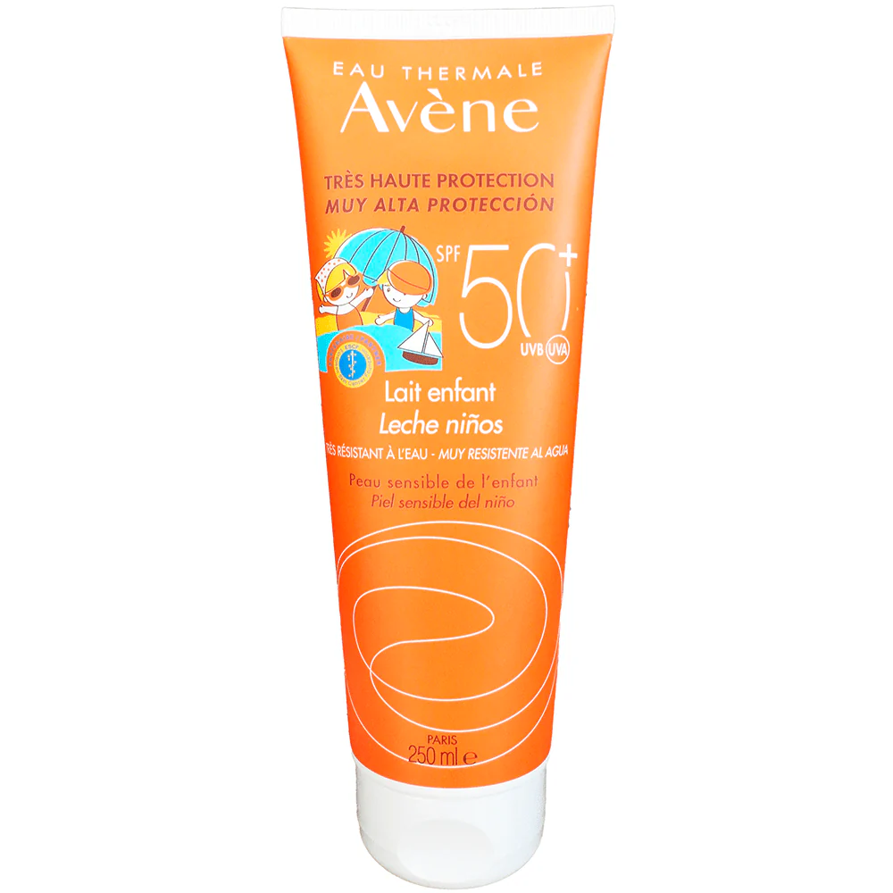 Bloqueador Avene Leche Niños Fps 50 250 Ml