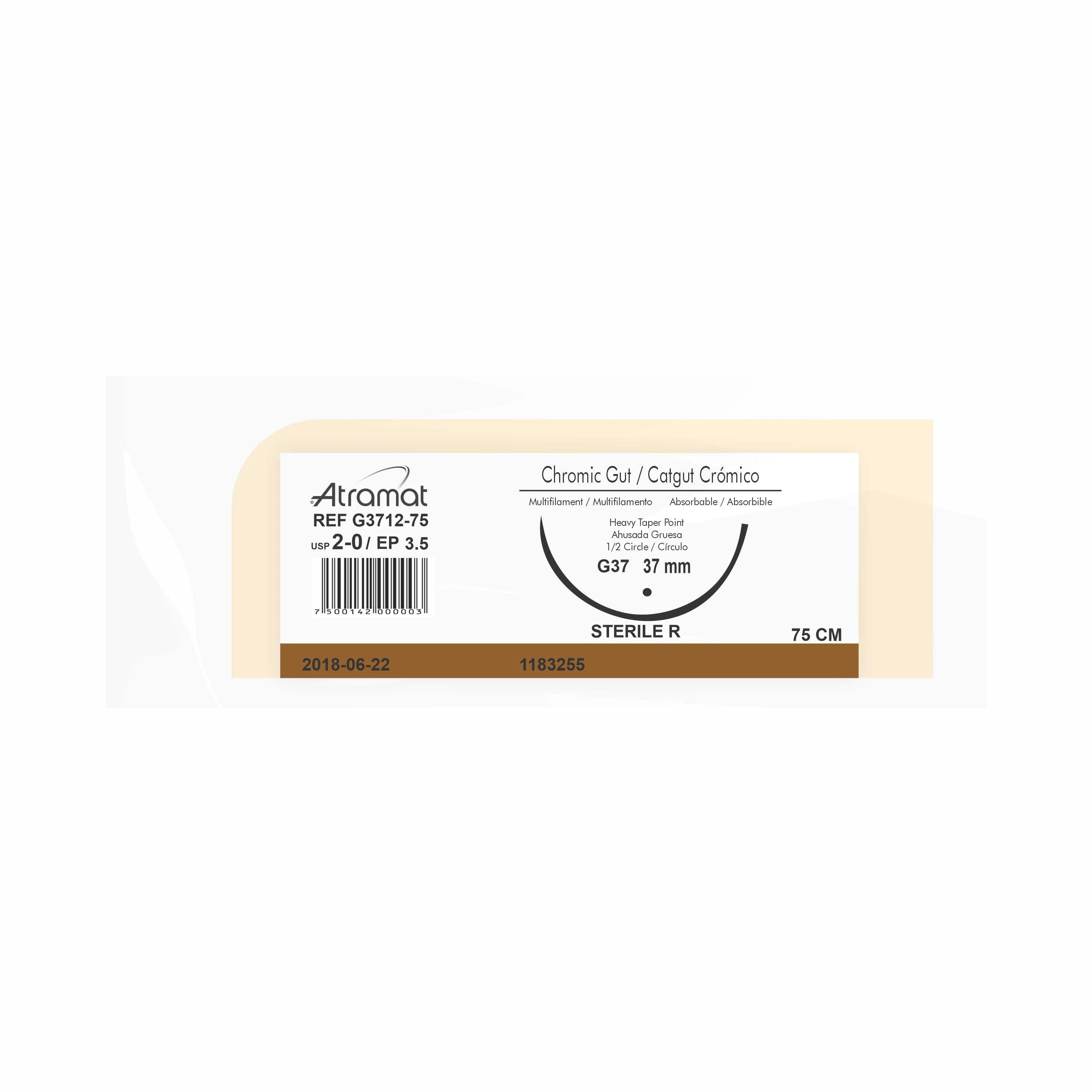 Catgut Cromico 2-0 G37/37 Mm