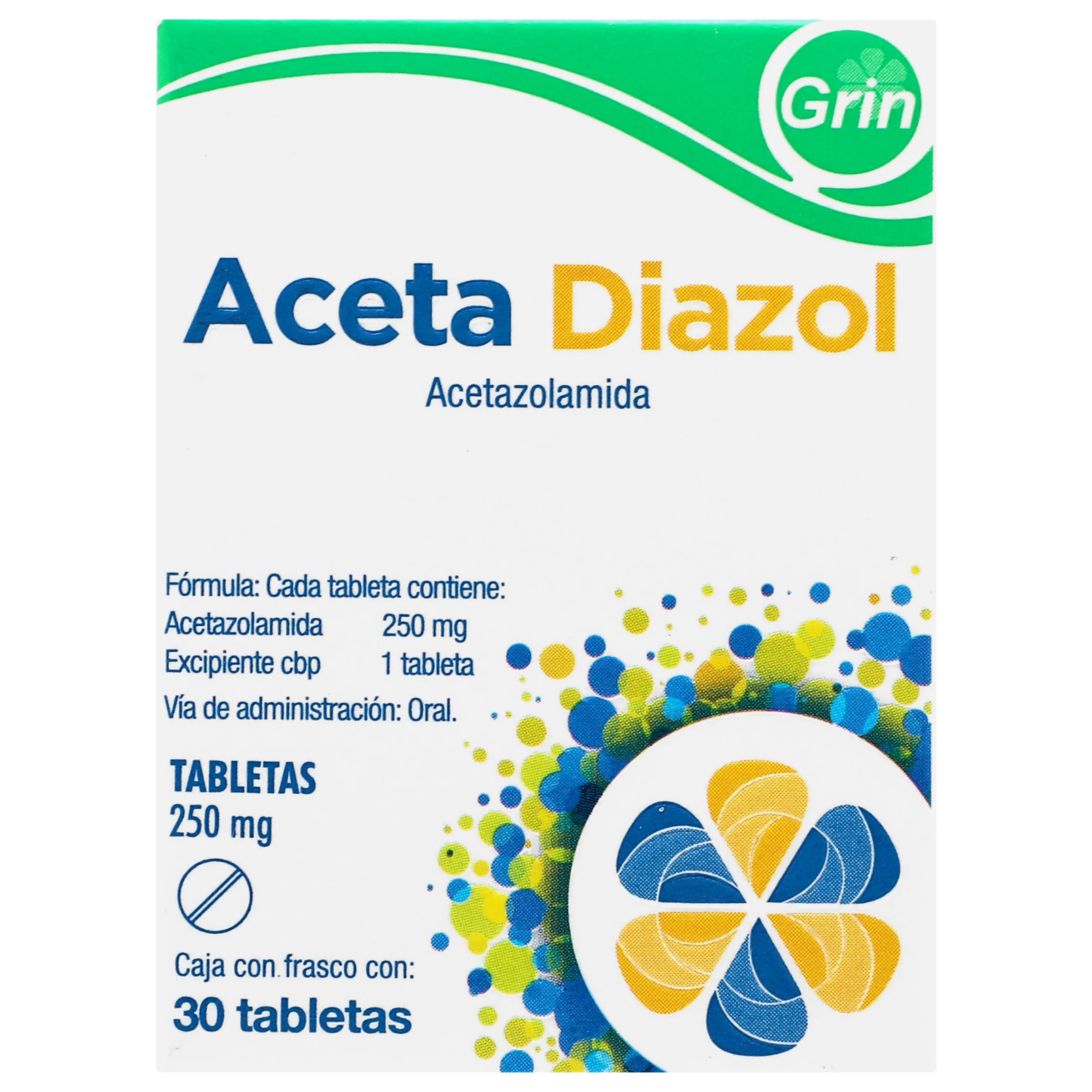 Aceta-Diazol 250 Mg Tabletas 30