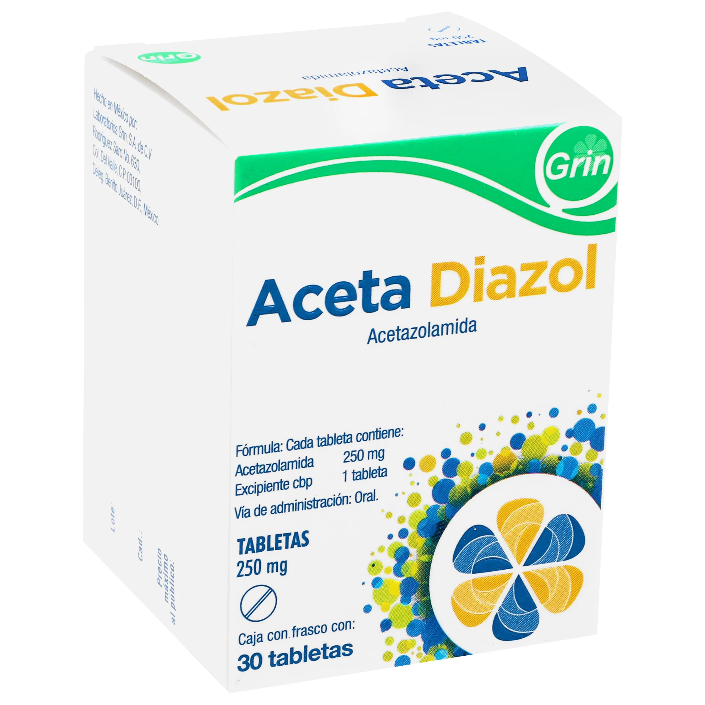 Aceta-Diazol 250 Mg Tabletas 30 - Image 2