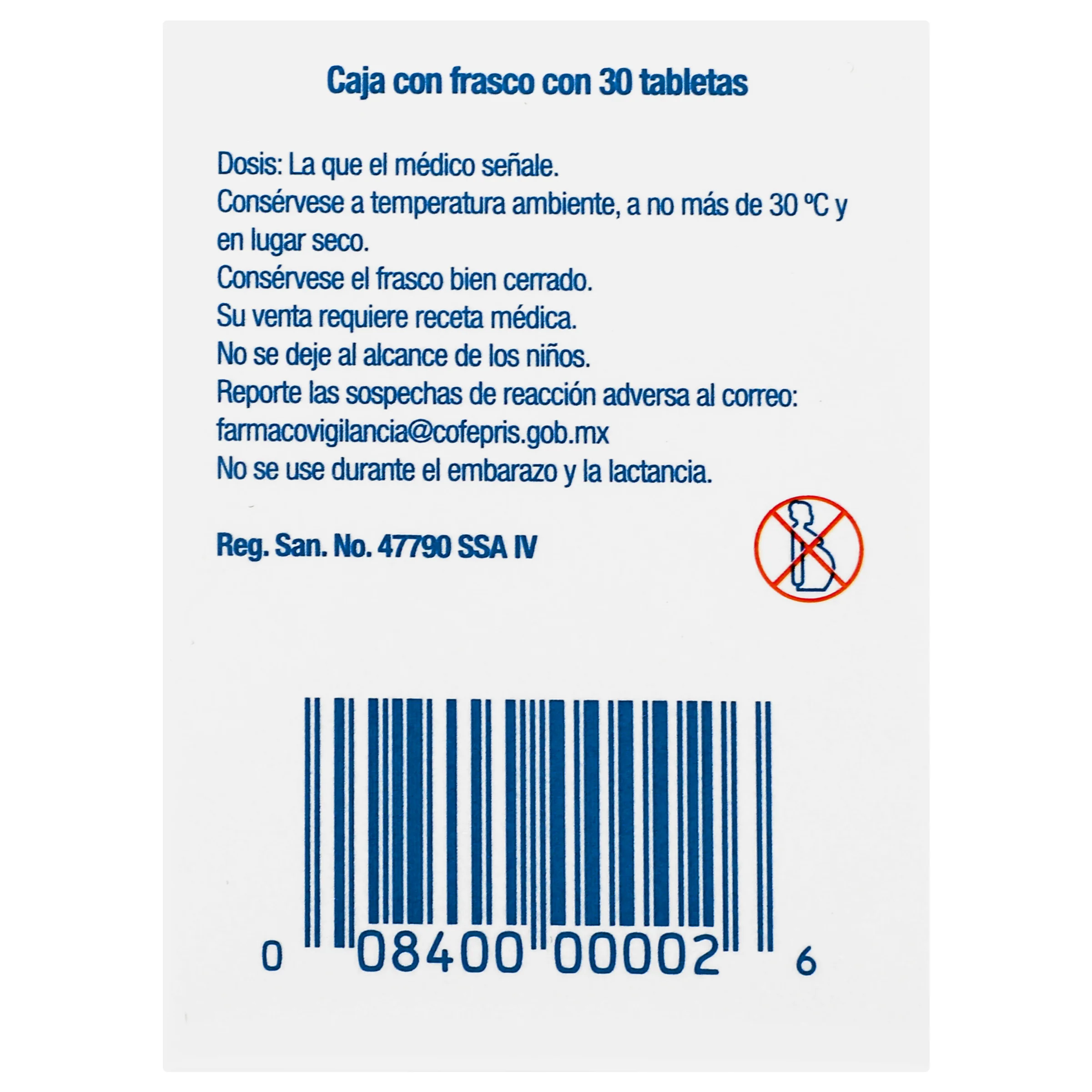 Aceta-Diazol 250 Mg Tabletas 30 - Image 4