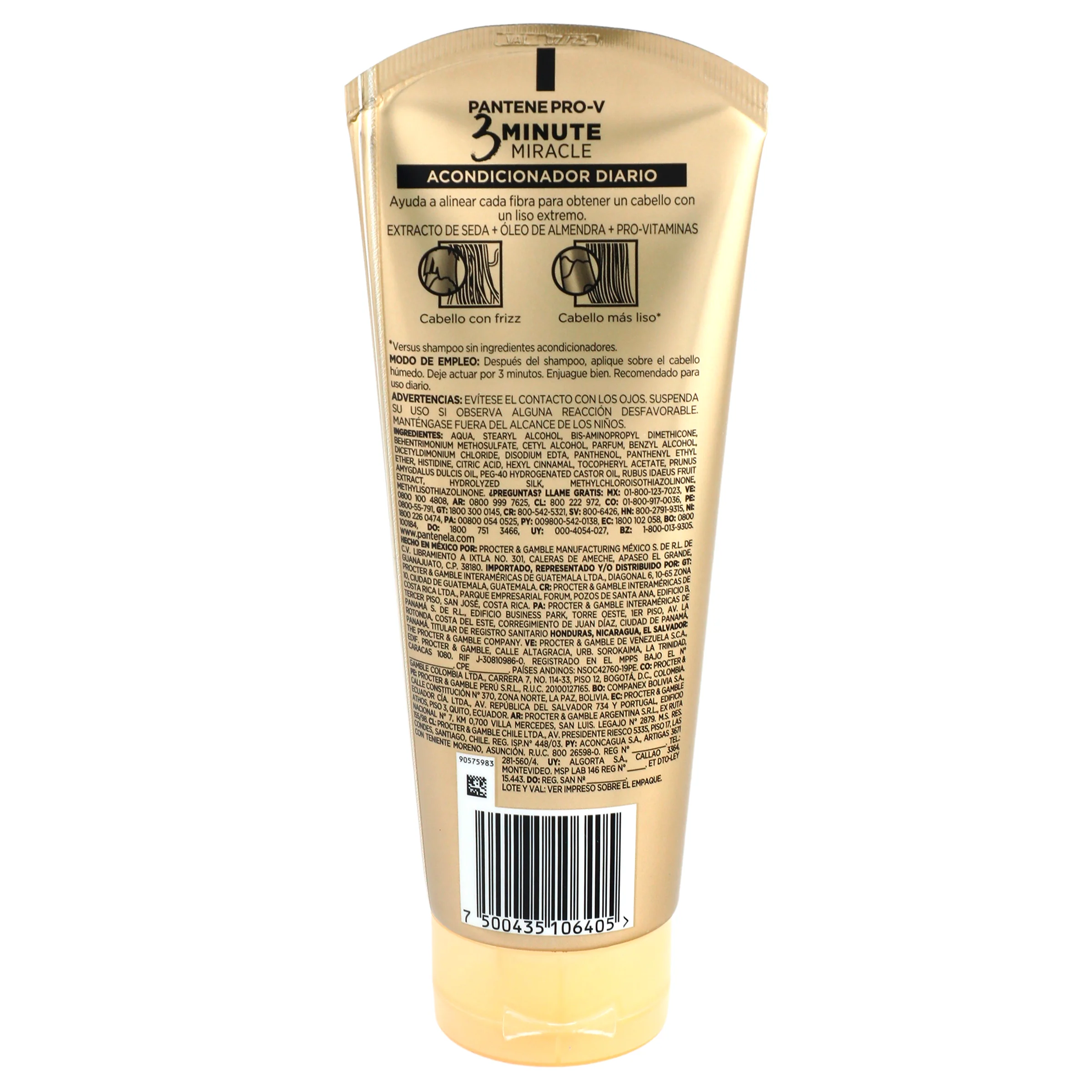 Acondicionador Pantene 3 Min Liso-Ext 170 Ml - Image 11