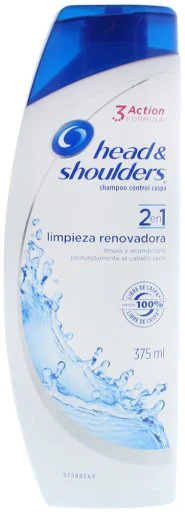 Shampoo Head Shoulder Limpieza-Renovadora 2 En 1 375 Mililitros